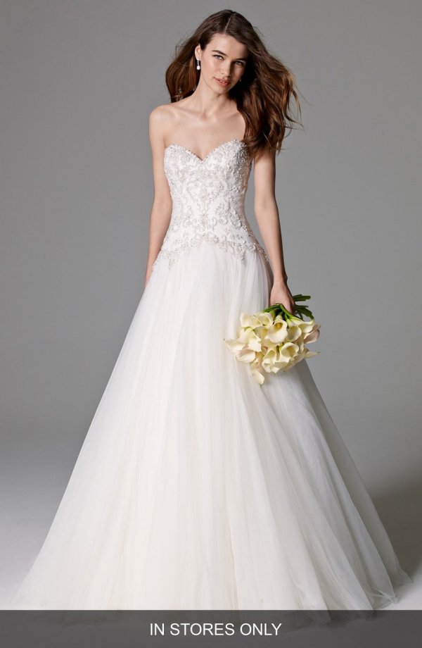 wedding dress, dress, clothing, bridal clothing, gown,