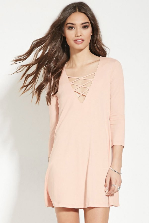 Crisscross-Front Dress