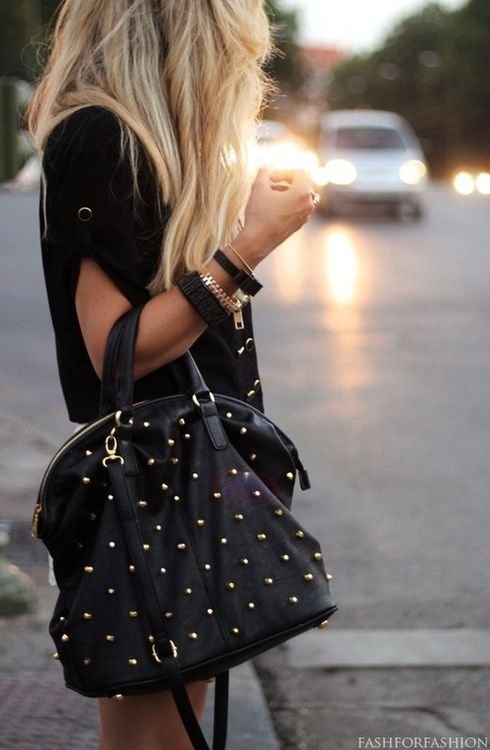 Studded Handbag