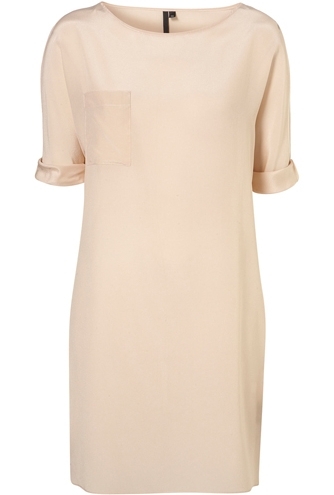 Topshop Pocket Silk Dress