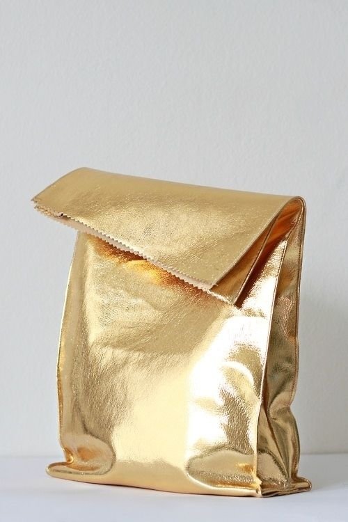 Metallic Lunch Bag