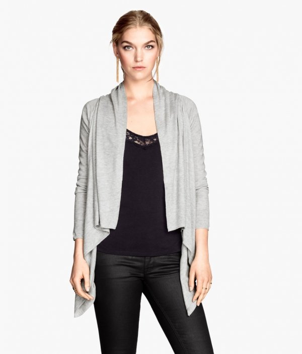 No-Button Cardigan