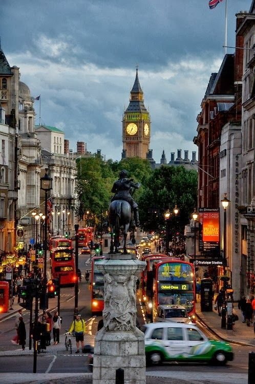 Big Ben, from Trafalgar Square,Big Ben,metropolis,road,town,