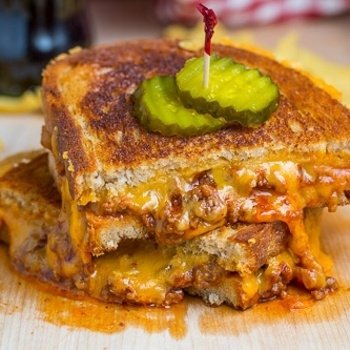 Sloppy Joe Grilled Cheese Sandwich