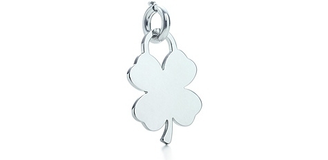 Tiffany Four-leaf Clover Tag Charm