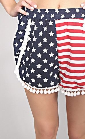 Americana Pom Pom Short