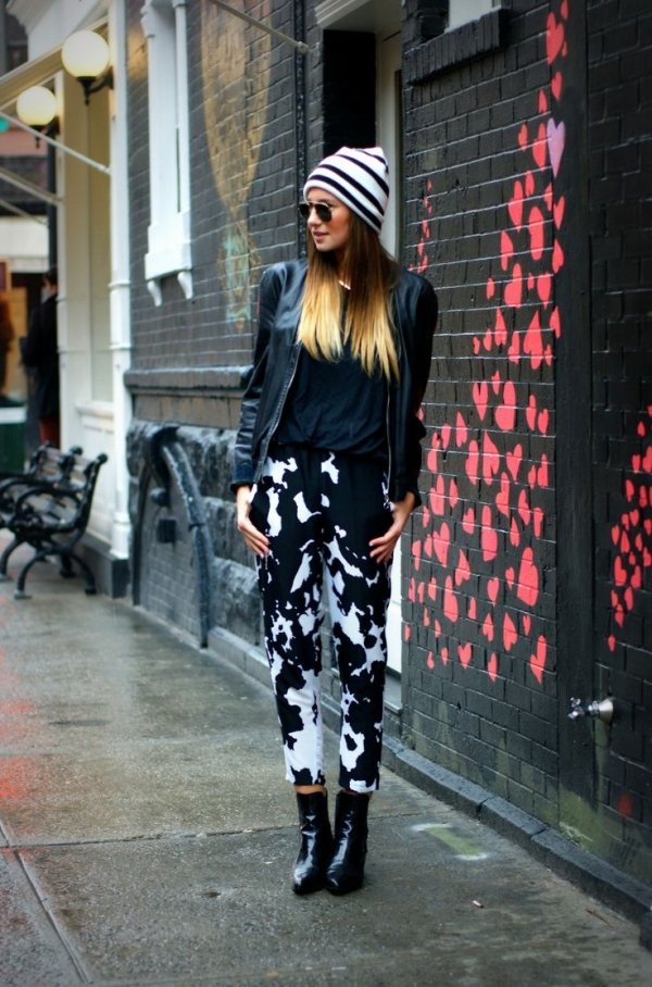 7 Street Style Ways to Wear Black and White ...