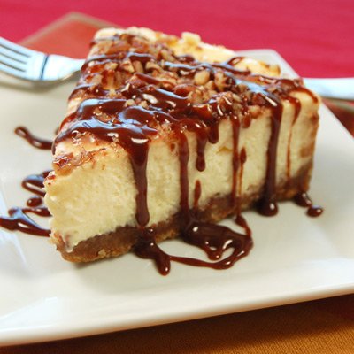 Waterbath Praline Cheesecake