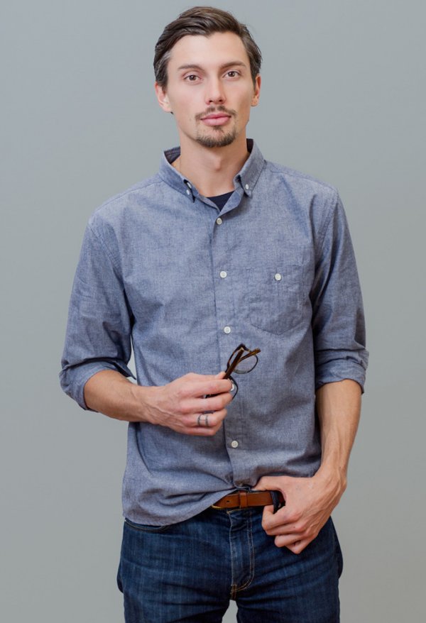 BeGood Clothing Montgomery Chambray Shirt