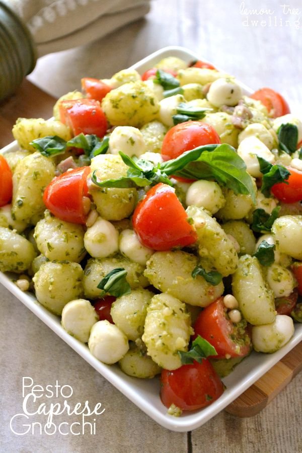 Pesto Caprese Gnocchi