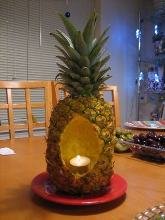 Pineapple Candle Centerpiece