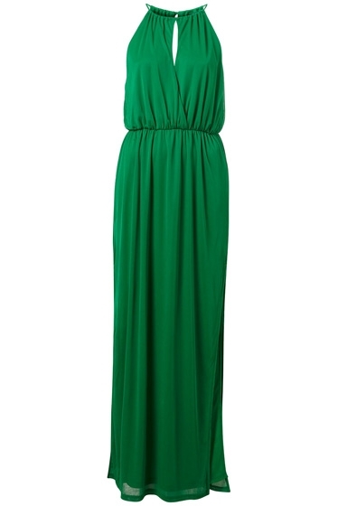 Topshop Split Neck Maxi