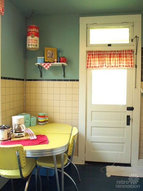 Yellow Table and Chairs