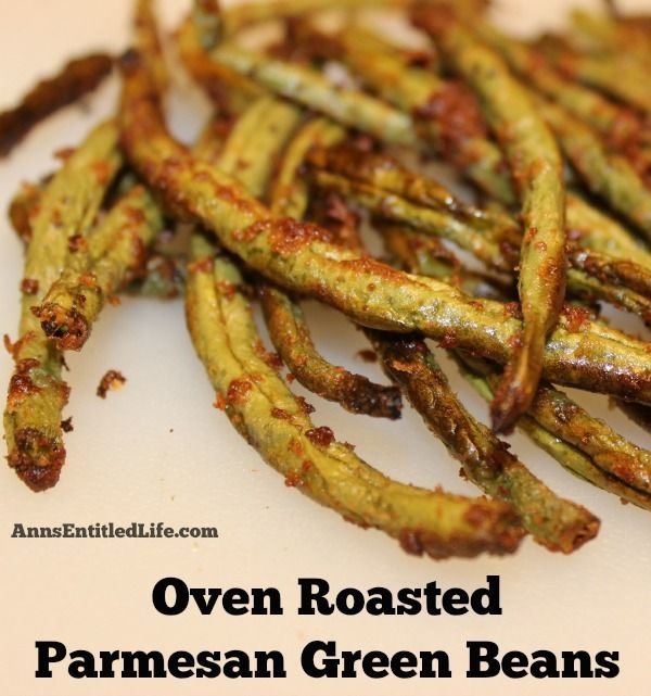 Oven Roasted Parmesan Green Beans