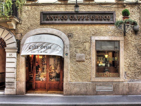 Cafe Greco in Rome