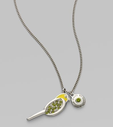 Marc by Marc Jacobs Grosbeak Fauna Pendant Necklace