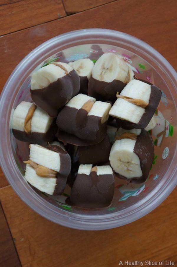 Chocolate Peanut Butter Bananas