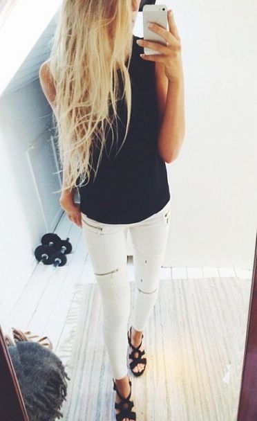 Lovin' the Zips on These Skinnies