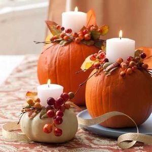 Pumpkin Candles