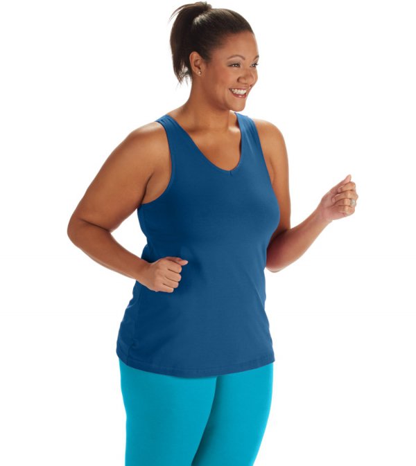 Juno Stretch Naturals Long Sport Tank