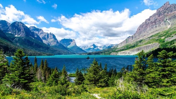 Apgar Campground, Glacier National Park, Montana