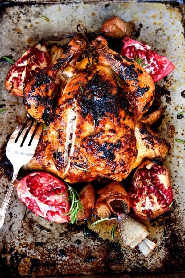 Pomegranate Roasted Chicken