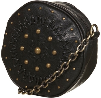 Topshop Chain Handle Studded Bag