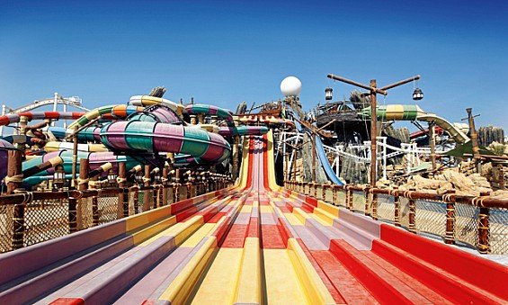 Yas Waterworld in Abu Dhabi, UAE