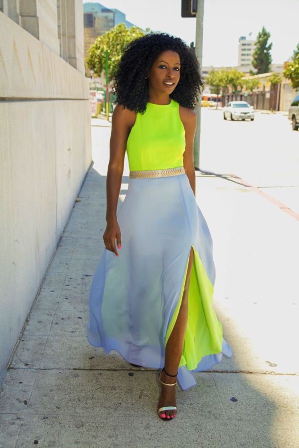 Neon Maxi Dress