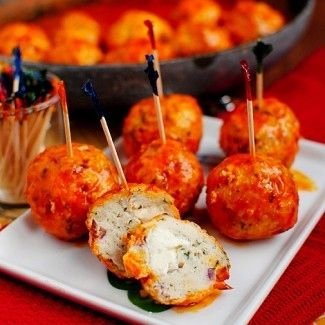 Buffalo Chicken Meatballs