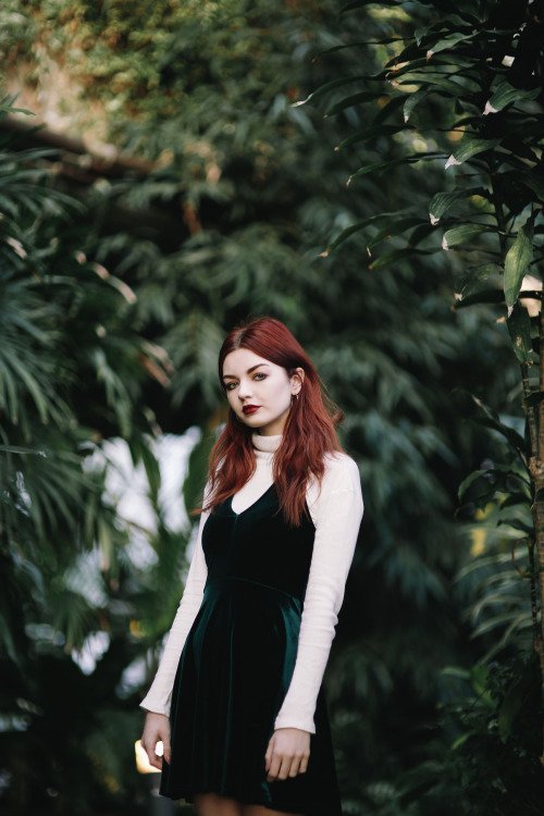 Sleeveless Dress with a Turtleneck