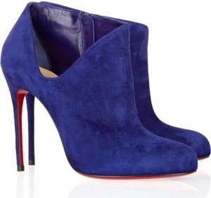 Christian Louboutin Lissie 100 Suede Ankle Boots