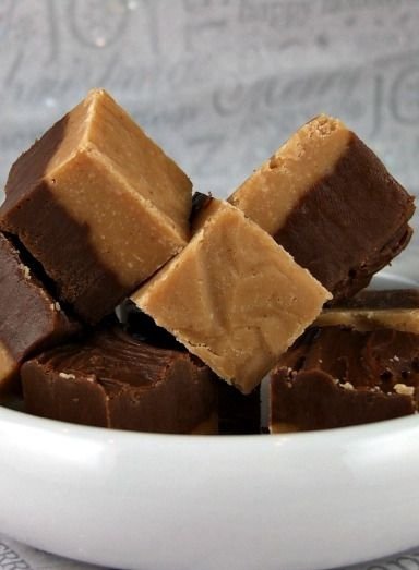 Chocolate and Peanut Butter Fudge