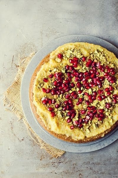 Vegan Pistachio Olive Oil Cake