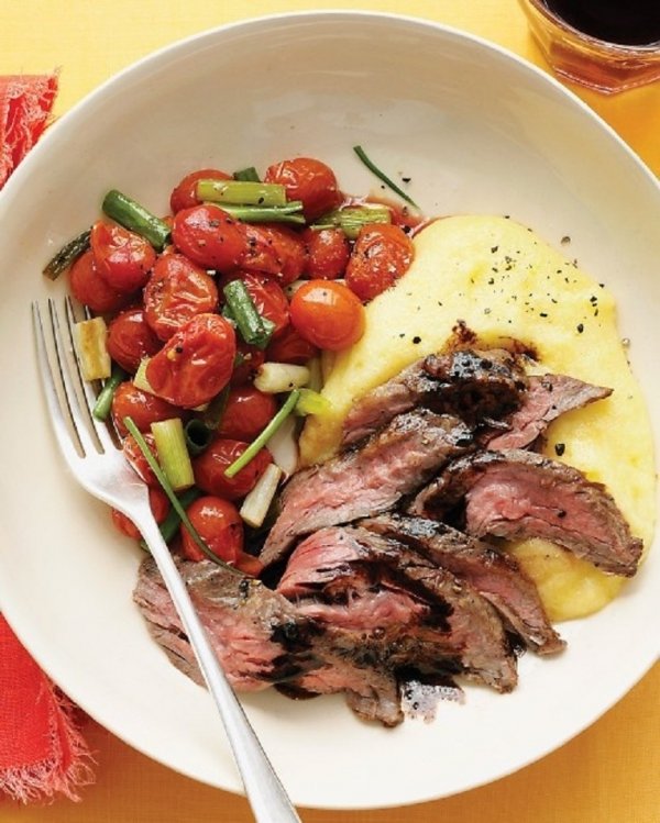 Polenta and Tomatoes