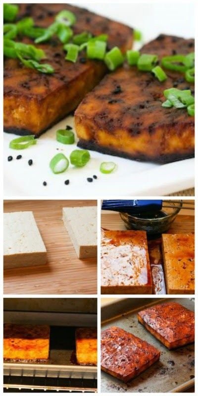 Easy Baked Tofu with Soy & Sesame