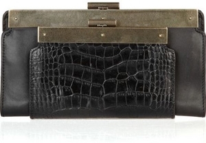 Alexander Wang Estelle Leather Folded Clutch