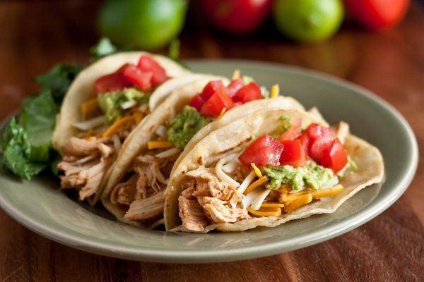 Shredded Chicken Burritos