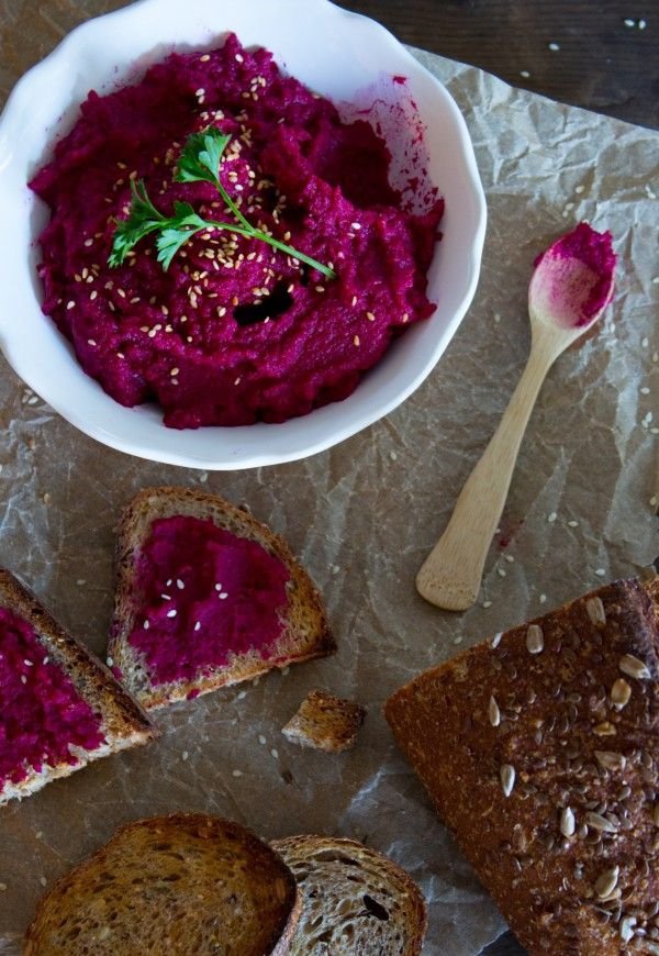 Roasted Red Beet Hummus