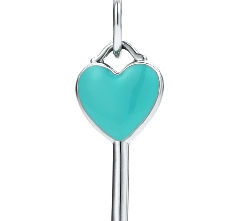 Tiffany Keys Heart Key Charm