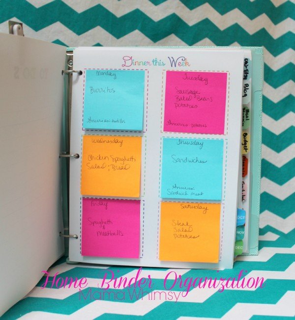 A Binder of Organization