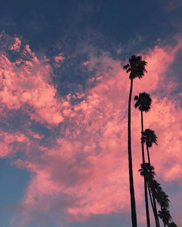 sky, cloud, red, color, blue,