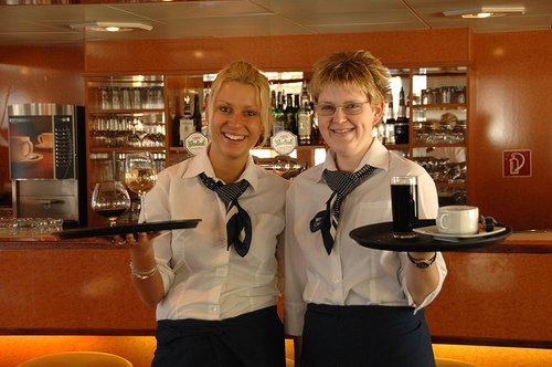 Cruise Ship Tender or Waitress