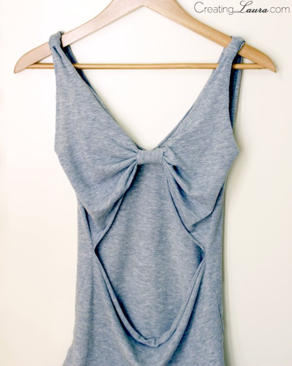 Bow Back Tank Top