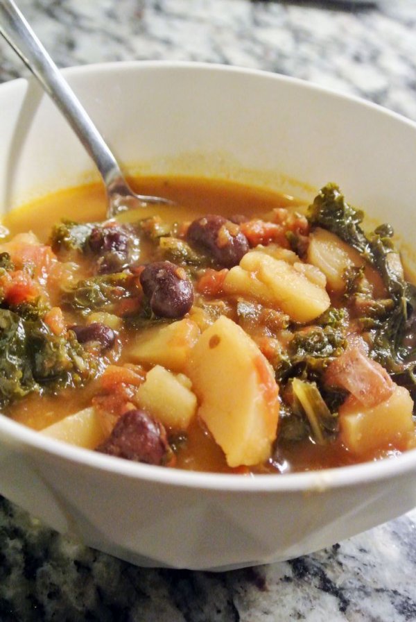 Portuguese Kale and Chorizo Soup