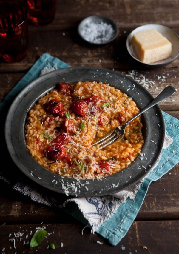 Roasted Tomato Risotto