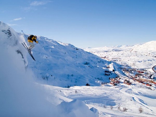 Look out for Low-flying Reindeer at Rikgransen, Sweden