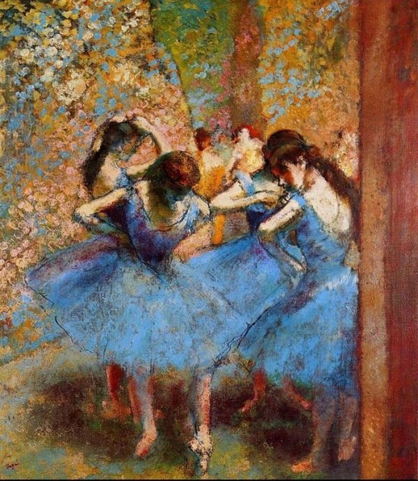 Dancers in Blue - Degas