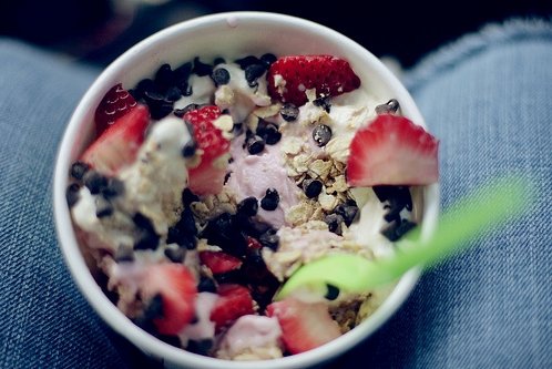 Muesli, Bulgarian Yoghurt and Fresh Fruit