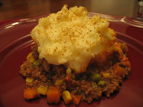 Hamburger Pie with Potatoes